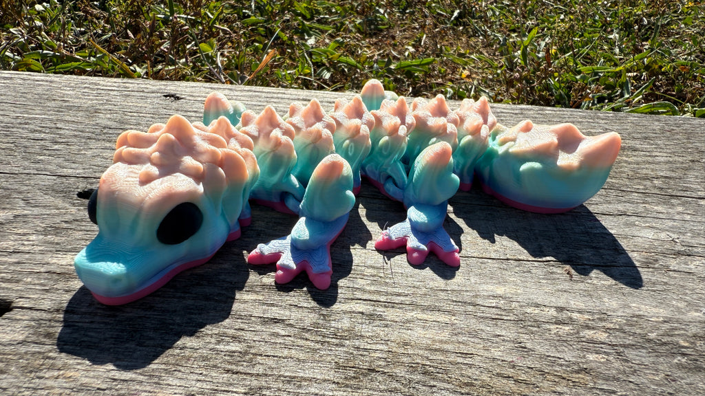 Pastel Articulating Dragon