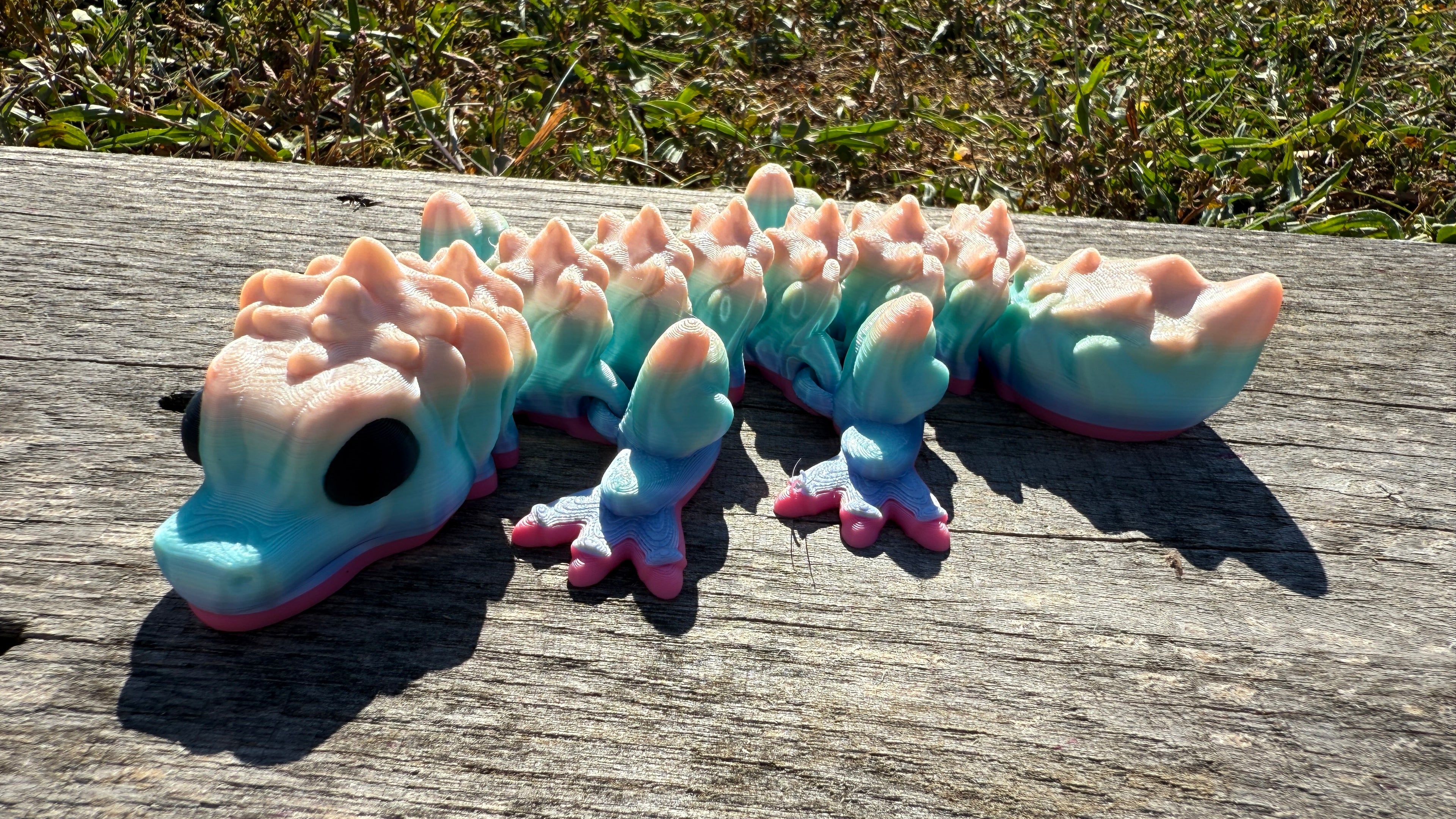 Pastel Articulating Dragon